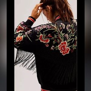 Free People Bali Seville Bomber Jacket